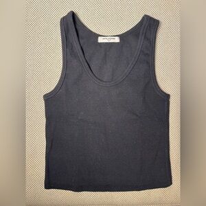 perfectwhitetee Black Tank Top